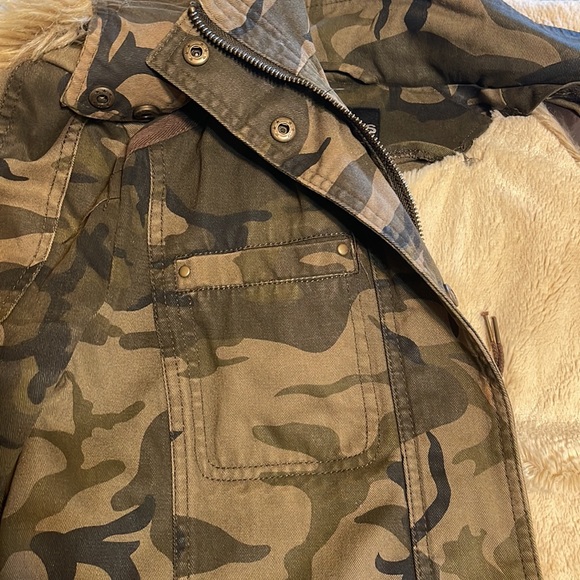 Lined and hooded Express camo jacket - Picture 6 of 6